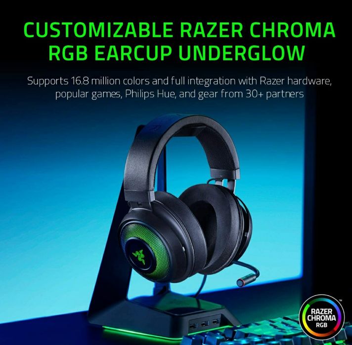 Наушники Razer Kraken Ultimate RGB THX 7.1. США