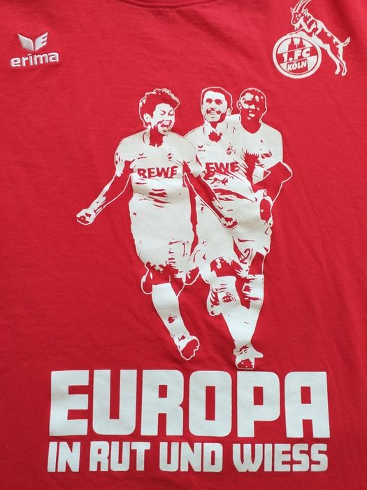 Tricou Erima FC Koln Europa In Rut Und Weiss 2017 de colectie