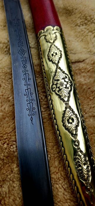 Османски нож, месингов