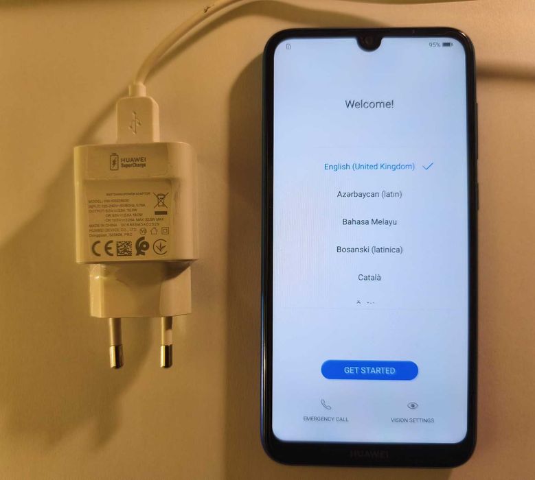 Telefon mobil Huawei Y7 2019, Dual SIM, 32GB, 4G, Aurora Blue