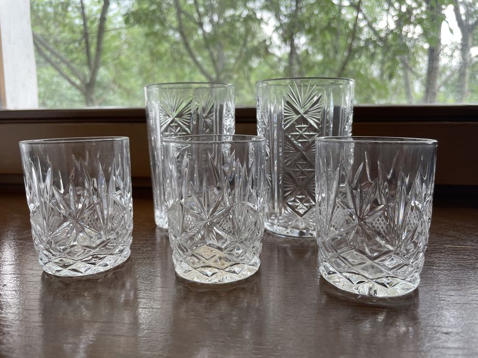 Хрустальные бокалы, рюмки СССР