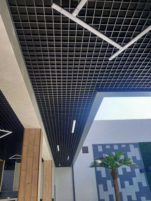 Грильято потолок | Грилято | сеточный потолок | клеточный | Grilyato |