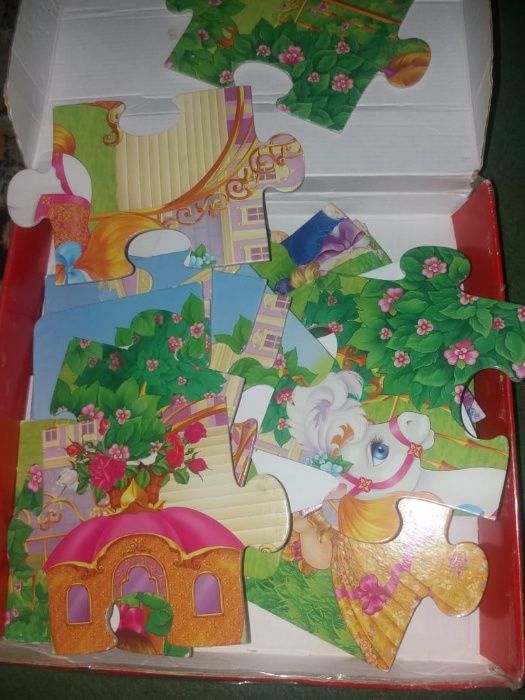 Пазлы крупные, яркие!!!