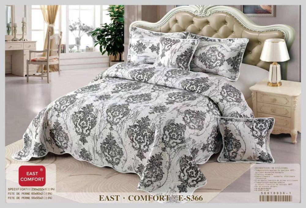 Cuvertura de pat bumbac 5 piese