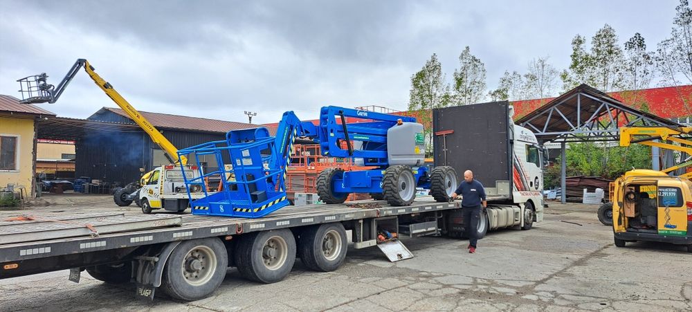 Societate inchiriere Manitou incarcator telescopic si diverse nacele
