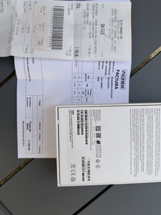 Iphone 15 Pro Max  Natural Titanium , 256 GB