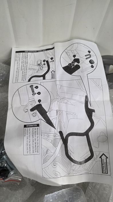 Crashbar superior nou BMW R1200GS 2004 2007 SW-MOTECH