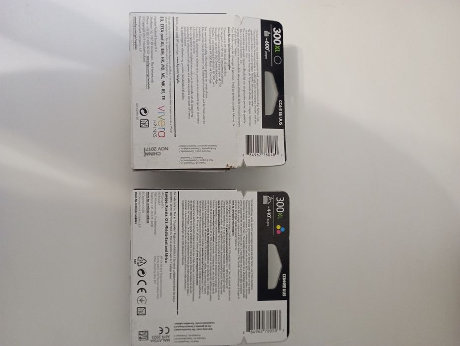 Cartușe imprimanta HP 300 Color și Negru noi