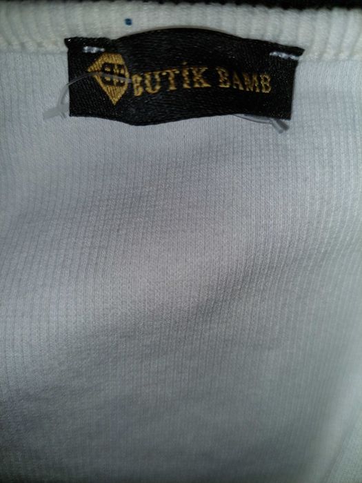 Bluza alba decolteu barcuta TRANSPORT GRATUIT