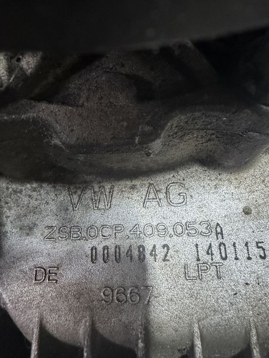 Diferential grup fata vw passat b8  cod zsbocp409053