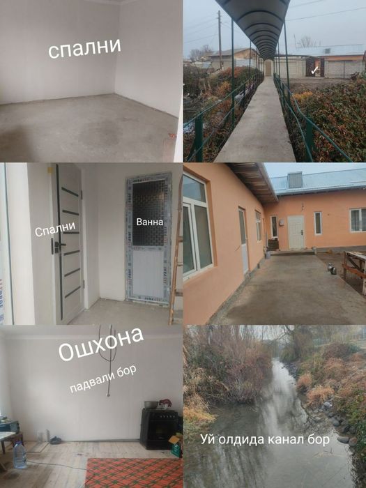 Уй сотилади окковокда 3 сотих 6 хона  падвали хам бор  янги курилган х