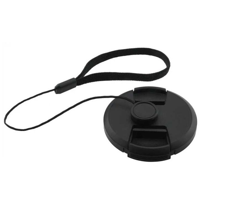 Капачка за обектив с корда , всички размери / Canon , Nikon , Sony