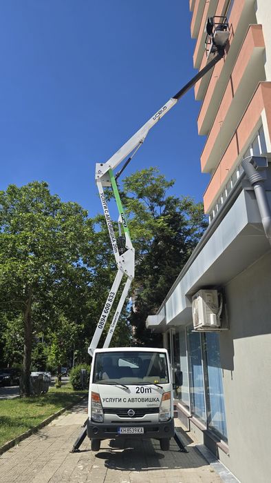 Услуги с автовишки.Автовишки под наем.20 метра