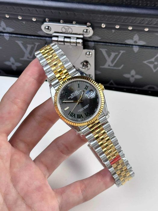Rolex Datejust wimbledon 36mm двуцветно злато