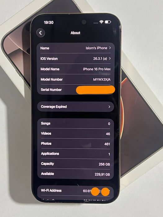 Iphone 16 pro max 99%