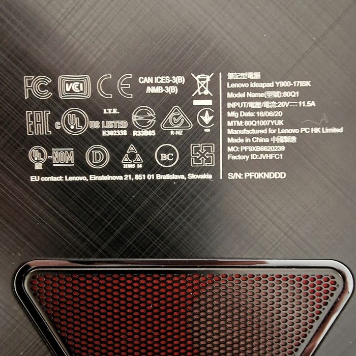 Laptop Gaming - Lenovo Y900