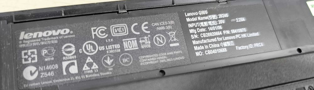 Laptop AMD A4 - Lenovo G505 - functional, instalat