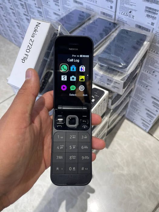 Nokia 2720 Flip Dual SIM YENGI! Новый!доставка бор.imei otgan