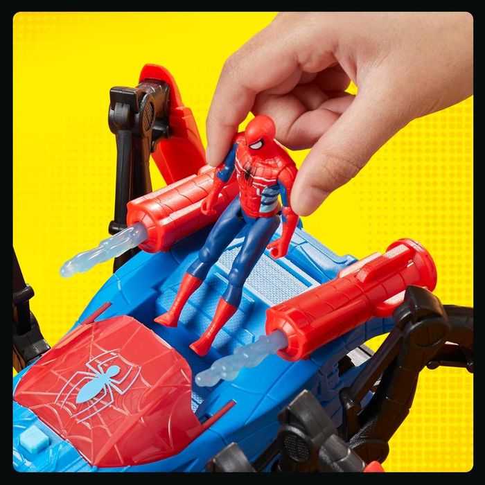 Спайдърмен HASBRO Spider-Man Web Splasher кола паяк с фигурка
