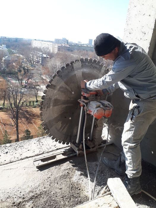 Алмазное резка алмазная бурения бетон кесиш Арзон нархда