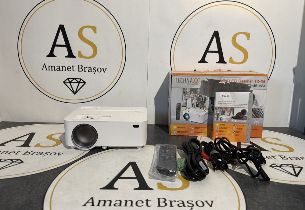 Video proiector Technaxx Mini Led Beamer TX-113 1800lumen