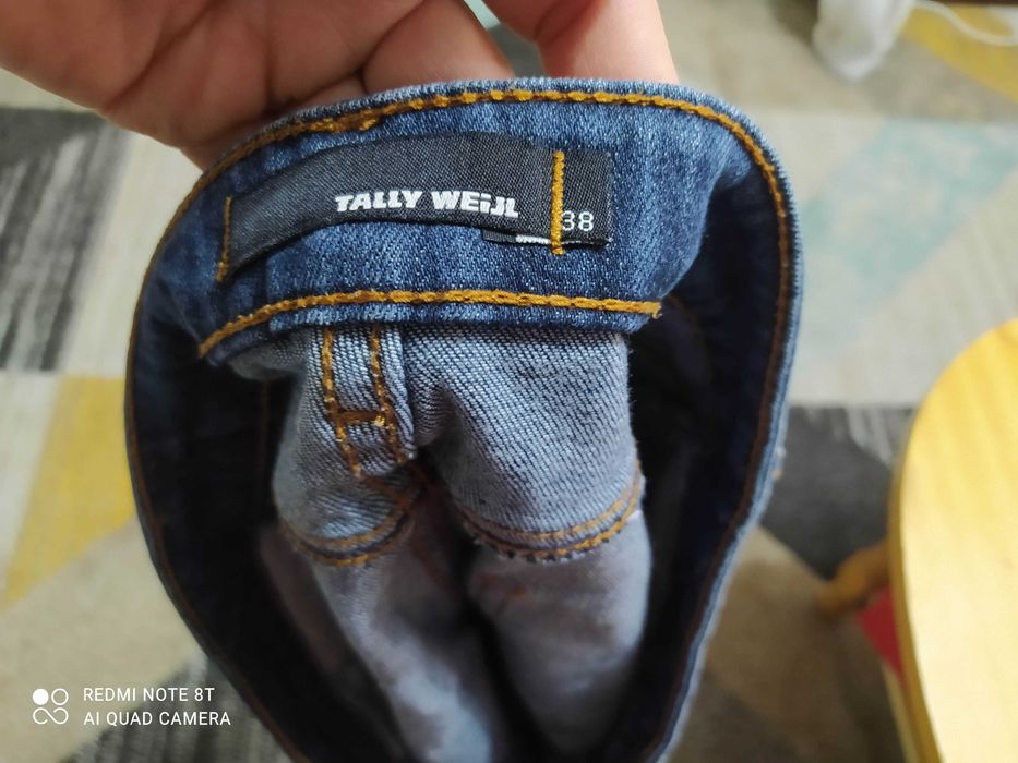 Къси дънкови панталонки р-р 38 Tally Weijl дамски