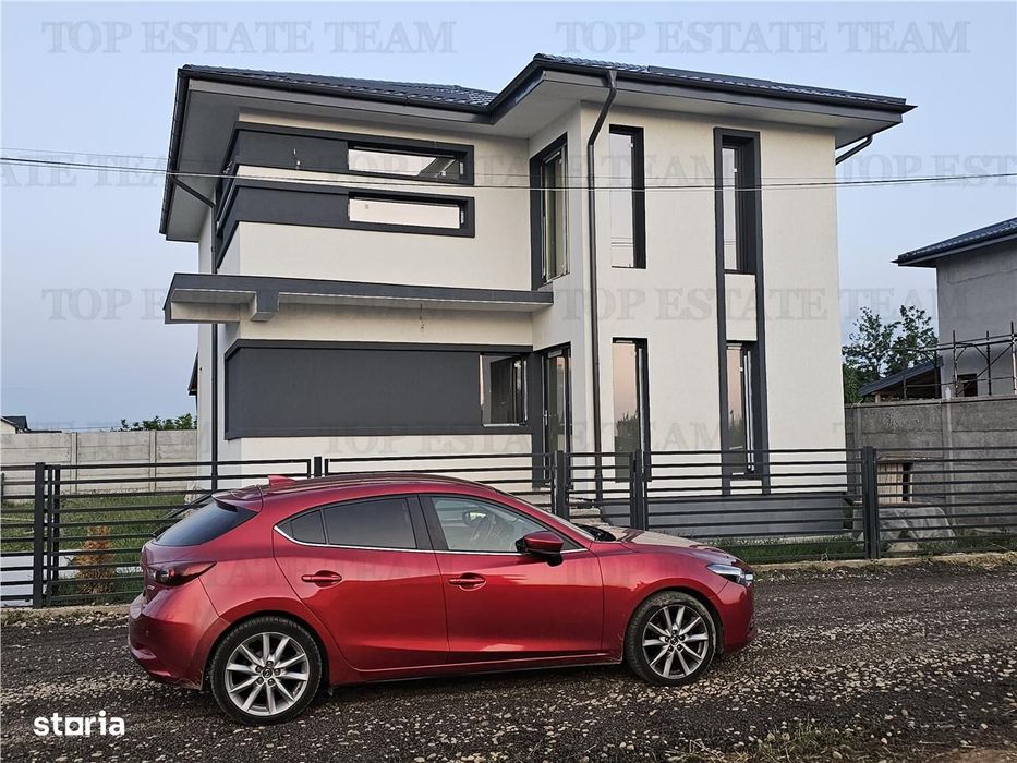 Vila lux 4 camere incalzire pardoseala cu terasa mare langa Soseaua de