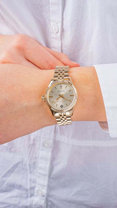 Часовник Gant злато Rolex dupe