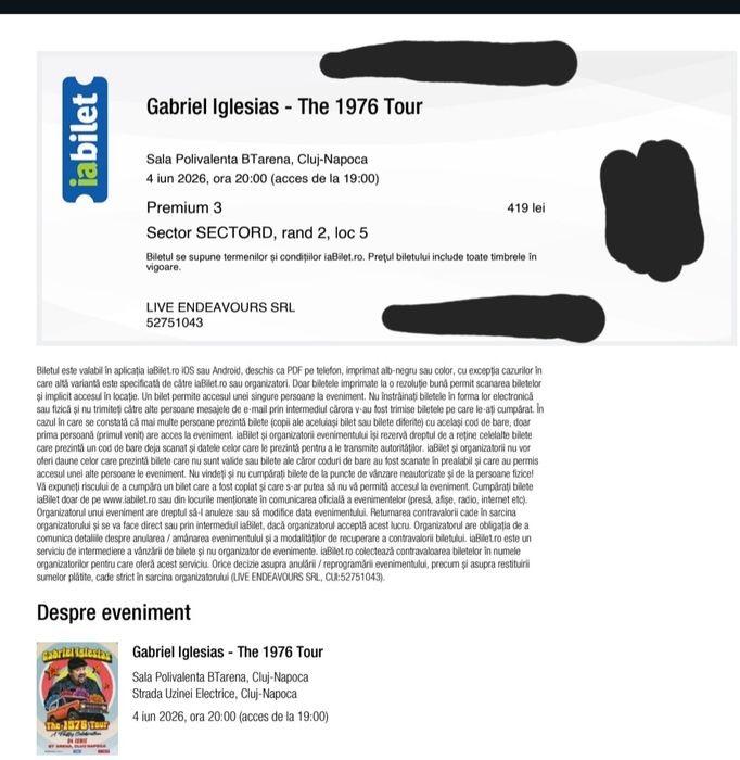 Vand bilet Gabriel Iglesias