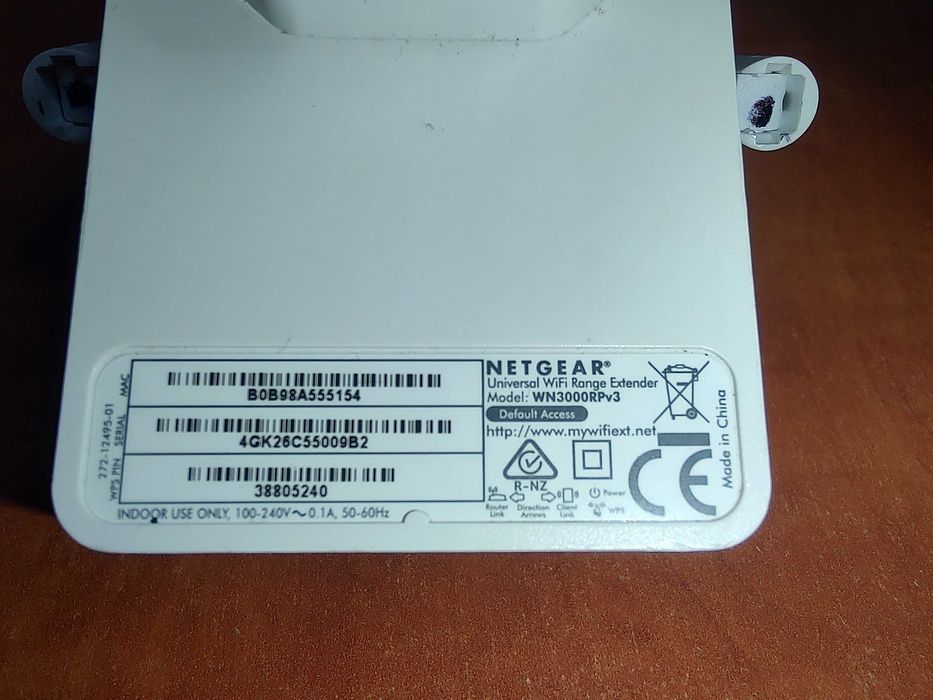 Range Extender Wireless N 300Mbps NetGear WN3000RP Internet