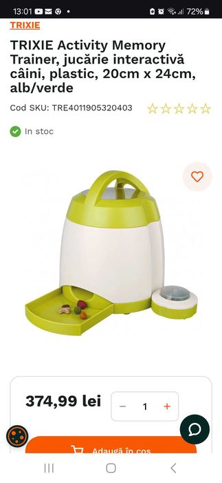 TRIXIE Activity Memory Trainer, aprope nou