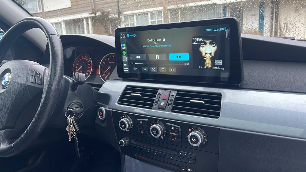 Navigatie BMW Seria 5 E60 E61 cu Ecran 12.3 inch QLED Bluray Full HD