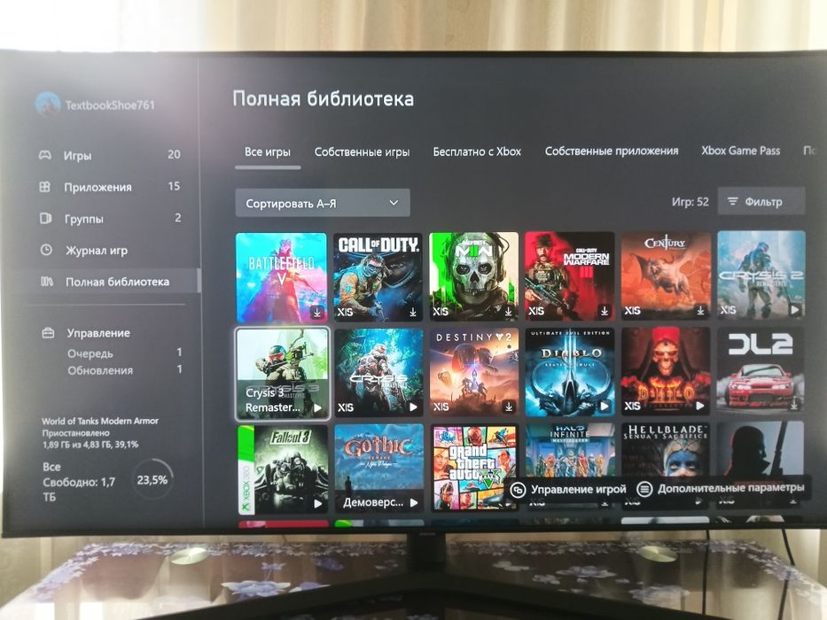 Xbox series s два геймпада и игры