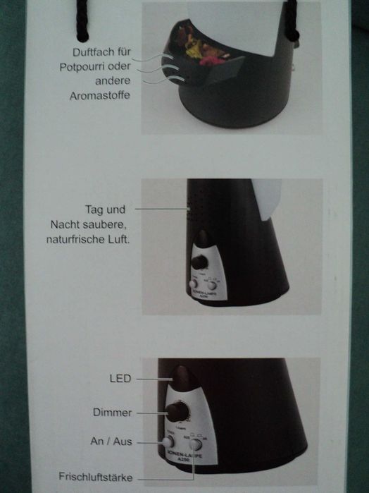 OKAZIE Veioza & Generator de ioni negativ & Odorizator, absolut noua