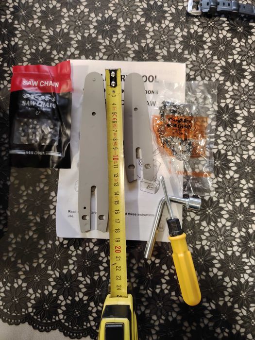 Мини верижен трион.