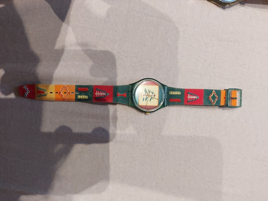 Vintage 1994 swach swiss quartz poncho GM 122,stare foarte buna