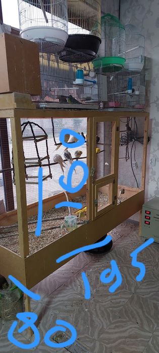 Вольеры для птиц 3 штуки