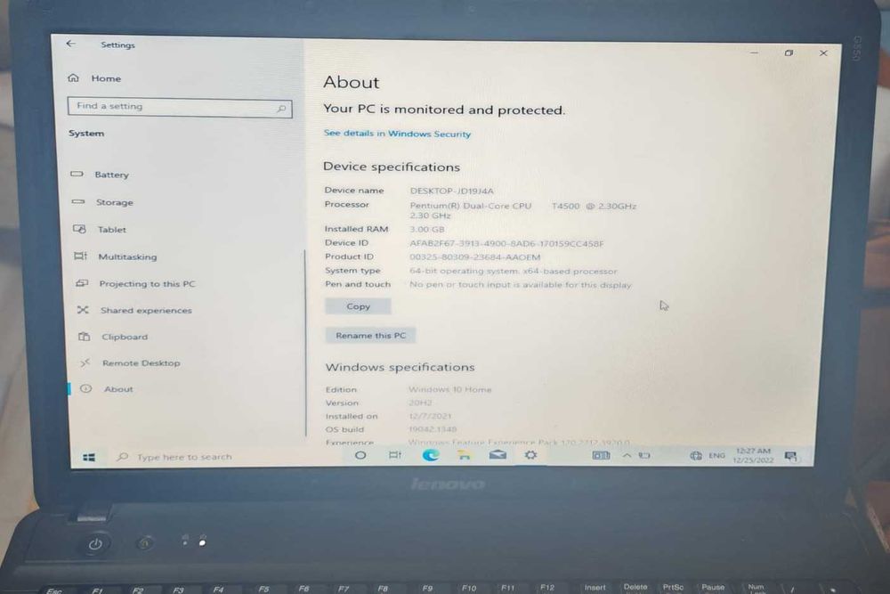 Laptop Lenovo G550, P T4500, 3GB RAM, stare excelentă, încărcător.