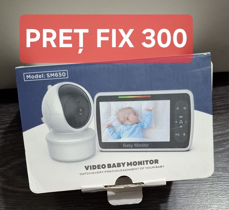 Baby monitor camera audio-video wireless