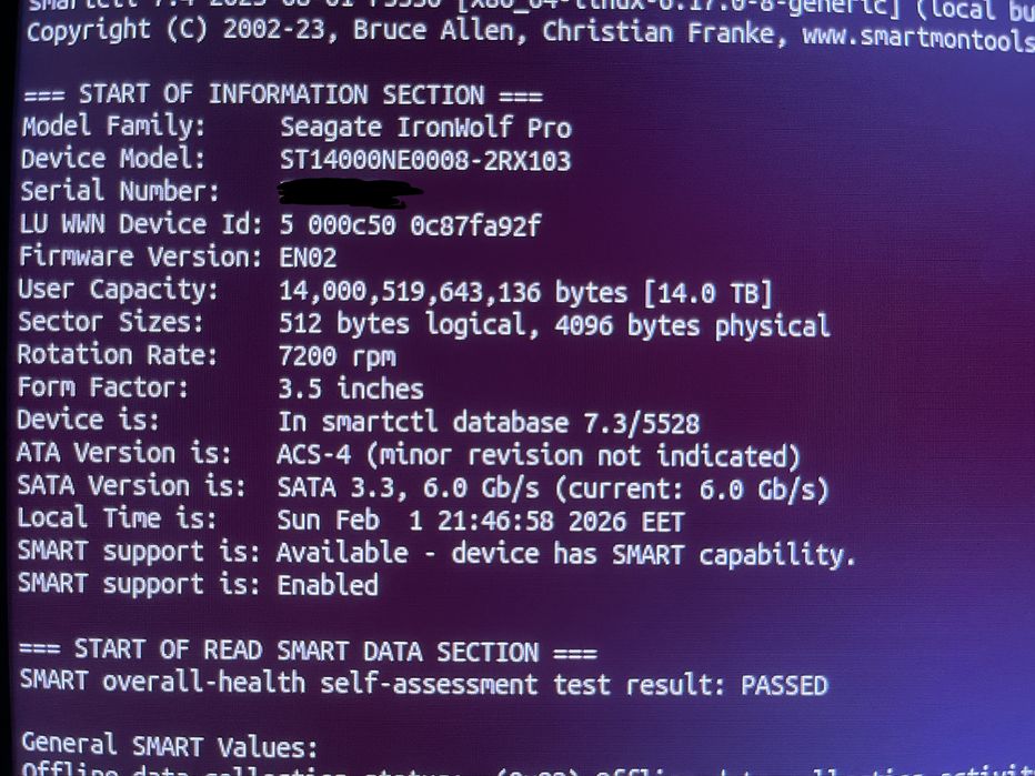HDD Seagate IronWolf Pro 14TB - NAS/Server - CMR- 7200RPM