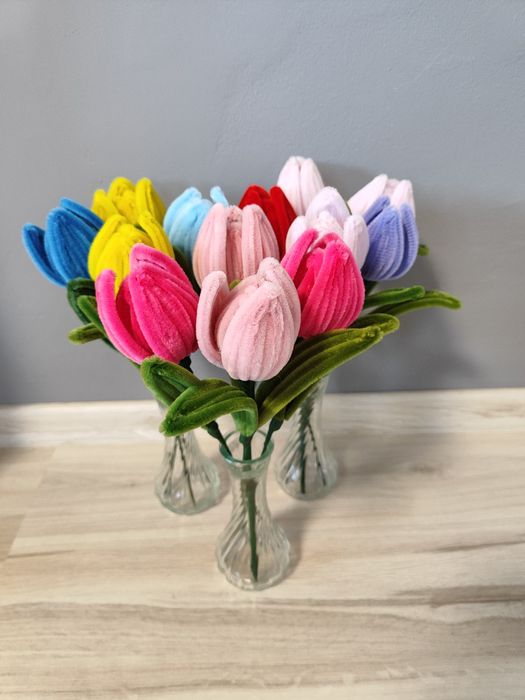 Пухкави цветя ръчна изработка! Слънчоглед и др.