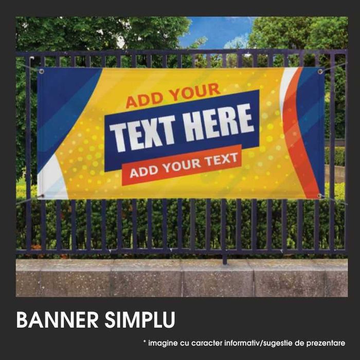 Bannere tip outdoor/indoor- o metoda IEFTINA de PROMOVARE!