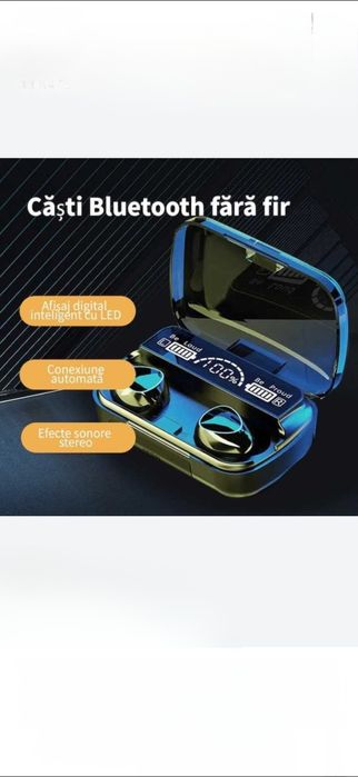 -Vand Casti Wireless, sunet 3D stereo NOI-
-