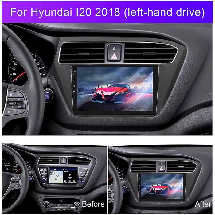 Мултимедия за Hyundai l20 Двоен дин Навигация дисплей плеър Android