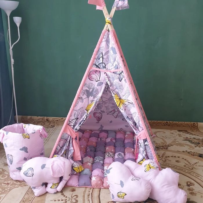 Вигвам из бамбука