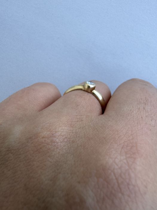 Inel din aur si diamant