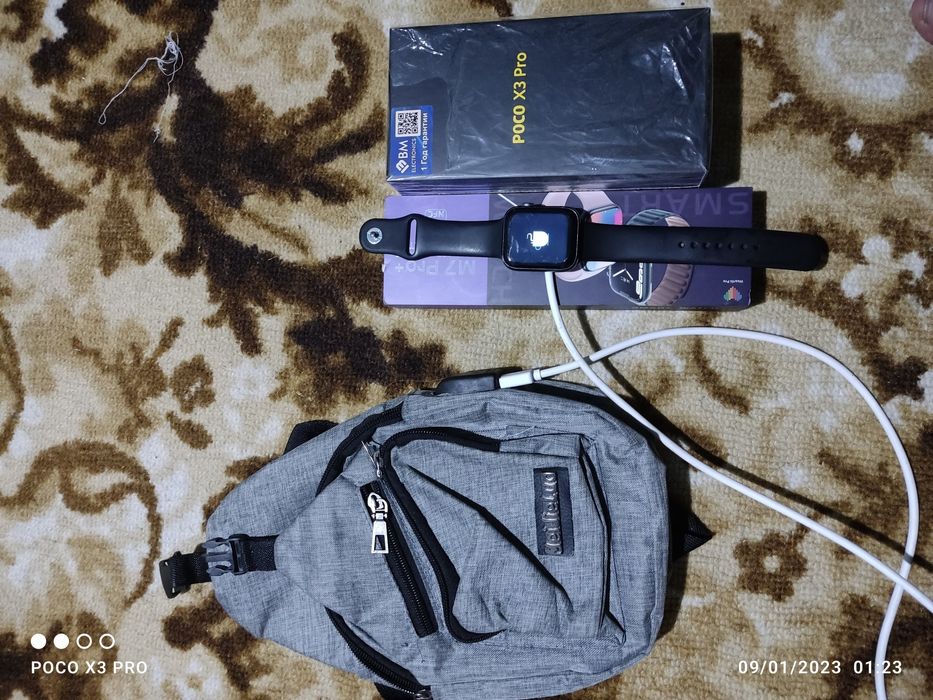 Poco X3 pro 8/256 gb + SmarWatch+sumka+5 ta chexol