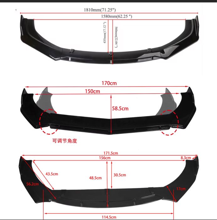 Prelungire Lip Extensie Bara Fata Universala Negru Lucios