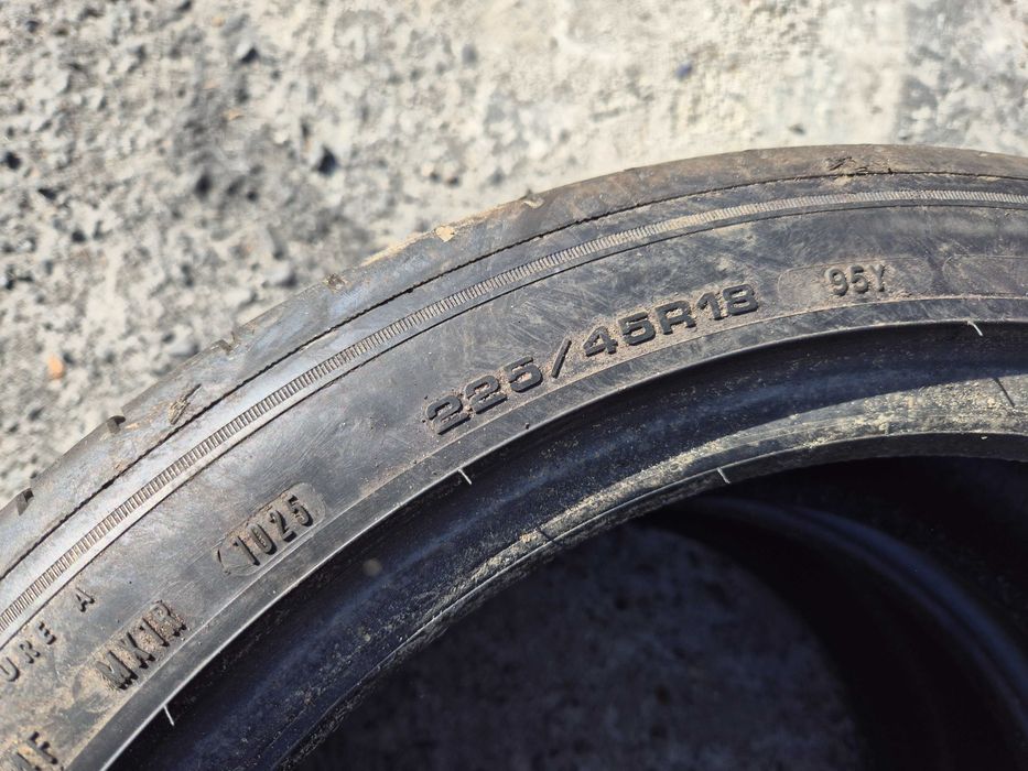 2 Anvelope de VARA - 225/45/18 95Y - GoodYear Eagle F1 Asymmetric 6 - CA NOI - DOT 2025 !