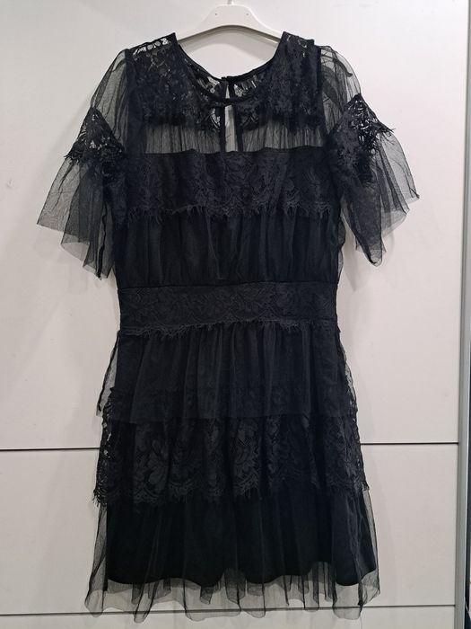 Vero moda рокля тюл и дантела р-р С/М И С